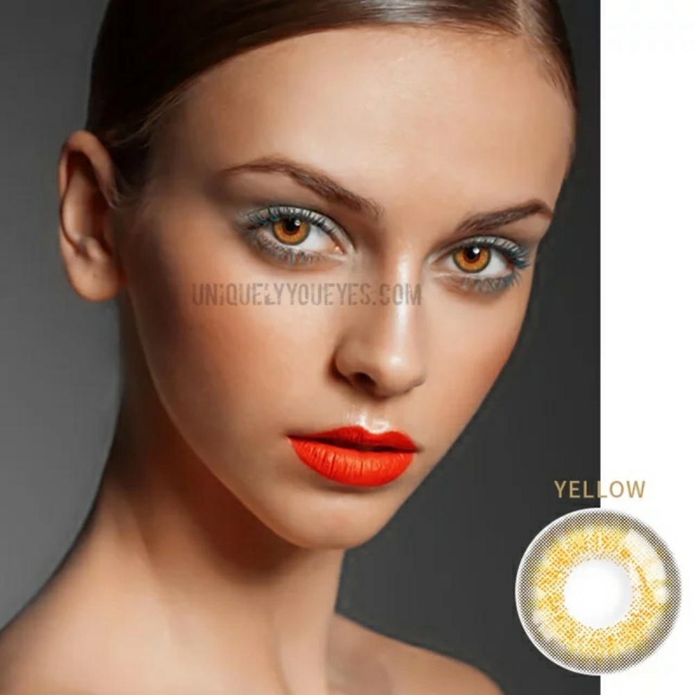 HAMI QUEEN YELLOW GREEN BROWN BIG EYES NATURAL